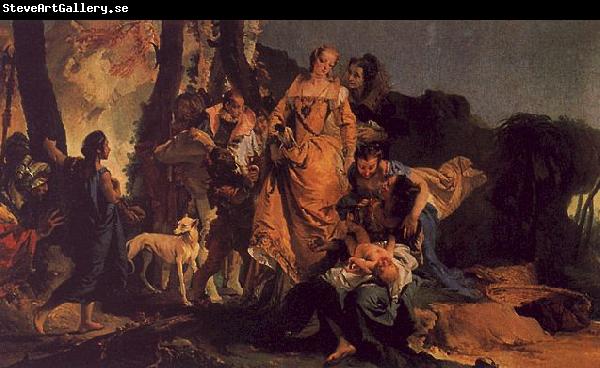 Giovanni Battista Tiepolo The Finding of Moses